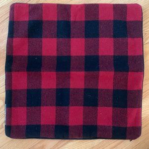 Ralph Lauren wool blend buffalo check pillow cover 20x20"